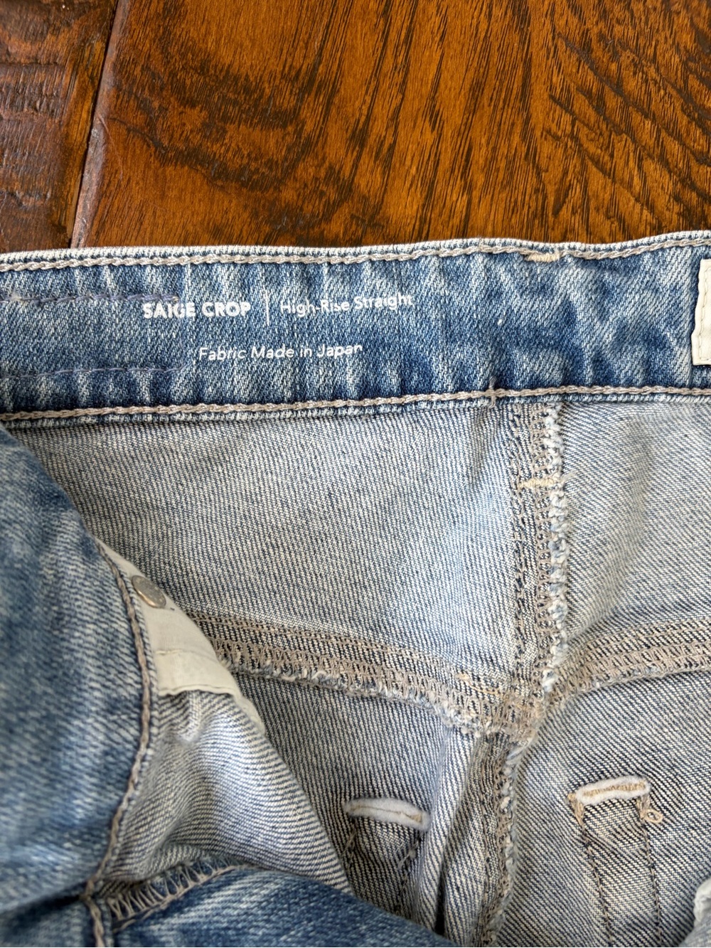 Ag Adriano Goldschmied Saige Straight Crop Jeans-Women’s NWT - Picture 4 of 5
